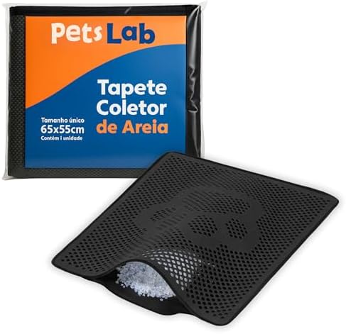 PetsLab - Tapete Coletor De Areia Higiênico Caixa de Areia Para G...