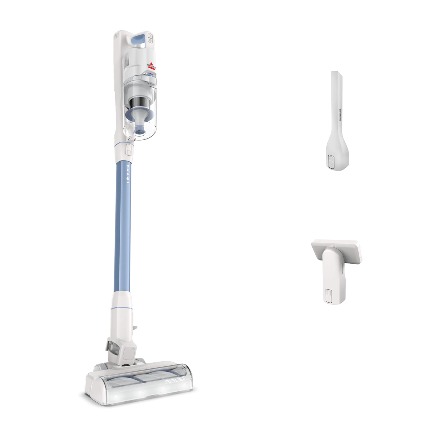 BISSELL PowerClean, odkurzacz pionowy, silnik 200 W, diody LED, nieplącząca się szczotka, odkurzacz 3 w 1, konstrukcja stojąca, filtr HEPA, wymienna bateria 2000 mAh, czas pracy 40 min, 4261N