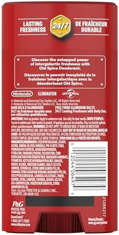 OLD SPICE WILD COLLECTION DEODORANT LIMITED EDITION MARIO COSMIC QUEST — view 19