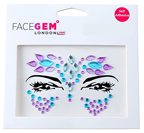 C2ZAKMIX-A Face Gems - Self-Adhesive Glitter Tattoo Stickers