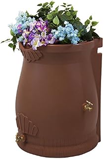 Good Ideas RWURN50-TC Rain Wizard Rain Barrel Urn, 50 gallon, Terra Cotta