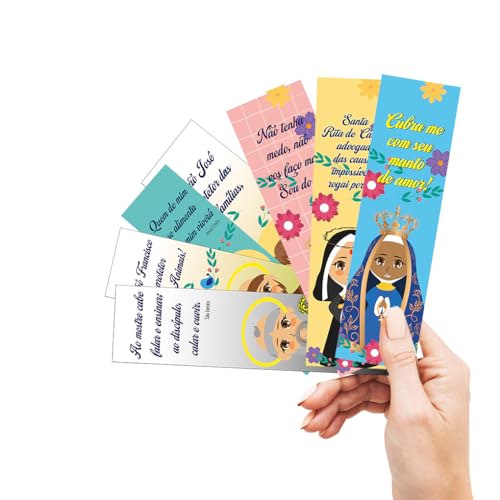 Marca página Santos - Primeira Comunhão