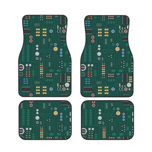 Alfombrillas antideslizantes para coche que evitan resbalones juego de 4 piezas de neopreno