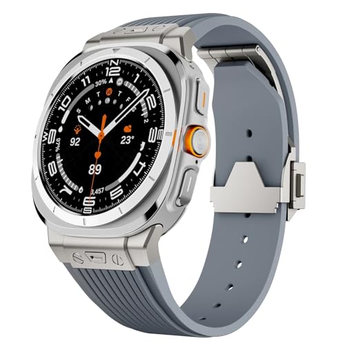 Sangle silicone Galaxy Watch 7 Ultra 47mm sport band bracelet sans espace