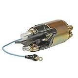 RAREELECTRICAL New 12V Starter Solenoid Compatible With 1989-2006 John Deere 4039 4045 6059 6068
