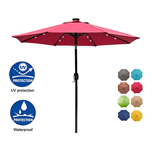 Sundale Outdoor 7 Ft Solar Powered 24 Le Buy Online In Kuwait At Desertcart