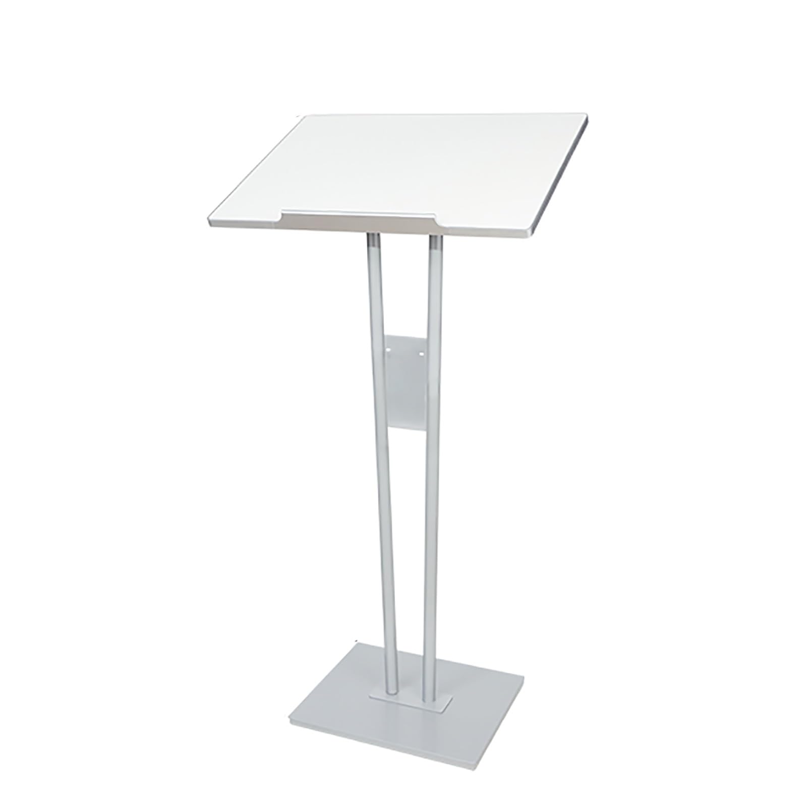 Table Top Podium Stand Portable Church Pulpit Teacher Podium Floor Lectern Podium Stand Up Desk Speakers Podium Portable Presentation Concert Podium for Restaurants, Weddings, Office And Classrooms (