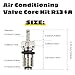 LARINITY 24PCS Air Conditioning Valve Core Kit A/C R134 Car AC Refrigerant High Pressure Valve Cores Automotive Air Conditioning Refrigeration Repair Tire Valve Stem for R134 R134A Series
