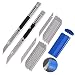 Produktbild Winjun Profi Cuttermesser Set 2 Stk. Edelstahl 9mm 30 Grad Winkel Handwerksmesser 20 Stk. Ersatzklingen Abbrechklingen 1 Stk. Klingenbrecher Entsorgungsbehälter