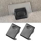 BILLFARO 2Pcs Second Row Rear Seat Latch Clip Repair Fix,Seat Back Folding Latch Button Lock Release Cover for Tahoe for Suburban (1500 or 2500) for Yukon for Yukon XL (1500 or 2500) 2000-2006 (Black)