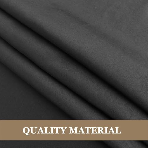 ZuGeo 8 Pack Black Round Tablecloths 90 Inch, Premium Soft Polyester Table Cloth, Water Resistant & Wrinkle Free, Washable Circular Fabric Covers for Weddings, Parties, Banquets and Dining Tables by ZuGeo - Used condition - Image 4