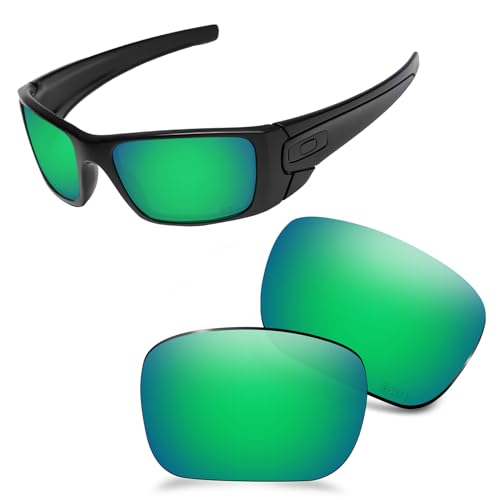 AOZAN ANSI Z87.1 - Lentes de repuesto para gafas de sol Oakley Fuel Cell OO9096, Verde jade, Fuel Cell