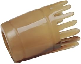 Peigne en Corne de Bœuf Naturelle Manche Court, Peigne de Massage pour Cuir Chevelu et Nettoyage, Masseur de Tête Antistatique pour Soin Couleur Couleur Aléatoire Plusieurs styles