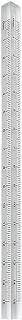 Transparent Triangular Ruler Architect Scale Ruler 0-15cm Straight Ruler for Ideal for Teacher Architect