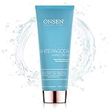Onsen Japanese Anti Aging Hand Cream - Firming Hand Lotion Features Pagoda Flower Enzyme, Wasabi Extract Infusion, Hyaluronic Acid, and Shea Butter, for Clarified and Moisture Rich Skin (4.5 Oz)