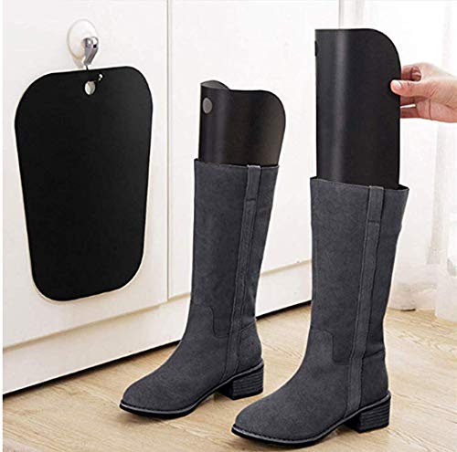 2Pair (4PCS) Boot Shaper Form Inserts Multifunction Thicken Automatic Support Shape Shoe Tree Tall Short Boot Shaper Knee High Shoes Boot Holder Hanger (14" height) - Thumbnail 5