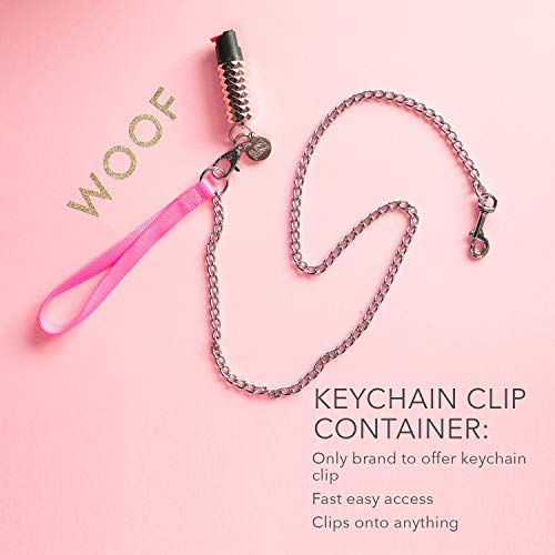 BlingSting Pepper Spray Keychain for Women Professional Grade Maximum Strength OC Formula 1.4 Major Capsaicinoids 12 Ft Effective Range Accurate Stream Self-Defense Accessory Designed for Women - Thumbnail 3