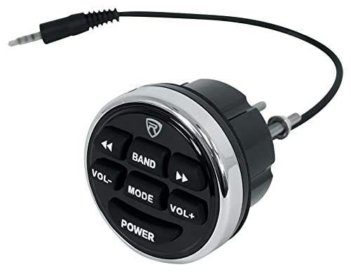 Rockville Rghr2 Marine Gauge Hole Receiver W Bluetooth Usb, Radio + Wired Remote #TOP5