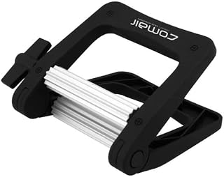 Comair 7000673 Rubberrized - Prensa para tubos (10 x 10 cm), color negro