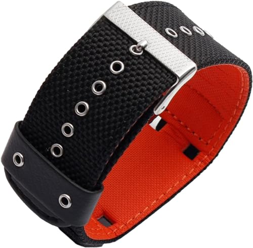 Bande de montre en cuir en nylon pour AW-591m bracelet de rechange