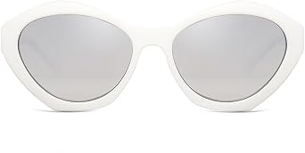 Retro Oval Cat Eye Sunglasses Irregular Circle Sun Glasses for Women