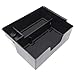 Custom Fit Center Console Organizer Tray with Deeper Pocket & Credit Card Holder for Tesla Model 3 2017 2018 2019 3-pc Set (Solid Black)