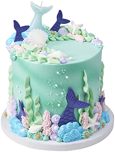 Lucks Dec-Ons Molded Sugar/Cup-Cake Topper, Seashells And Starfish Assortment, 1 1/4-1 1/2 Inch, 144 Count #TOP1