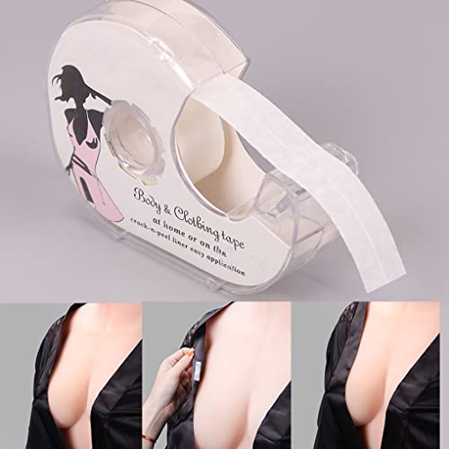 WUIOAUSXN Fitas dupla face Lingerie Invisível Papel Adesivo Branco Peruca Peruca Pegajosa Anti-esvaz