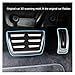 Car Foot Pedal LULECI Car Fit for Audi at MT 2009-2024 A4 B8 B9 A6 C7 C8 Q5 High Mass Stainless Steel Accelerator Brake Pedal Cover Pads kit(A6 C8(2019-2024) at)