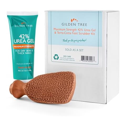 Callus Remover Gel + Foot Scrubber Kit - Pedicure Tools for Dry Cracked Heels Cover