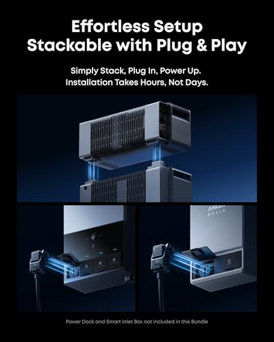 Image of Anker SOLIX E10, Smart Inlet Box and Extra Battery, 12kWh-90kWh
