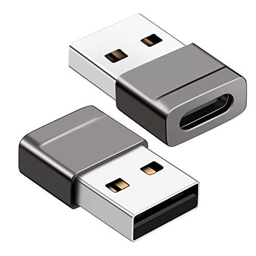 Adaptador USB C Hembra a USB Macho (2 Unidades) OTG USB-C a USB 3.0 Hembra, Adaptador USB 3.0 a Thunderbolt 4/3 Cover