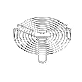 Dampfgarer-Gestell aus 304 Edelstahl, Topfuntersetzer, Luftfritteusen-Gestell, Dampfkorb für gesundes Kochen (26 cm, kurzes Bein: 3,3 cm)