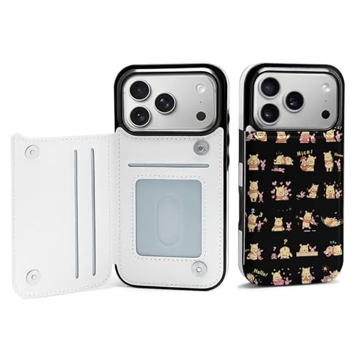 手帳型 くまのプーさん 対応 iPhone 17 Pro ケース カード収納 スマホケース 財布型 携帯ケース 軽量 全面保護 スタンド機能 誕生日 プレゼント