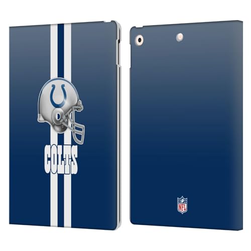 Étui iPad 10.2 Indianapolis Colts en cuir au bureau et en voyage