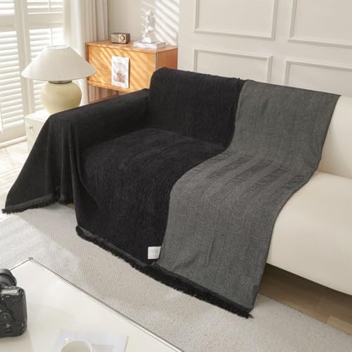 Housse de canapé grand format marron pour protéger des chats - 3