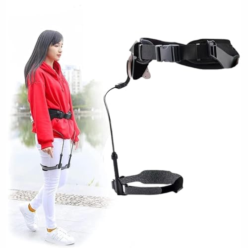 Aide à la marche par exosquelette réglable – Dispositif de soutien bionique pour la rééducation des jambes, déambulateur électrique à 3 niveaux de force pour l'assistance à la mobilité des personnes â
