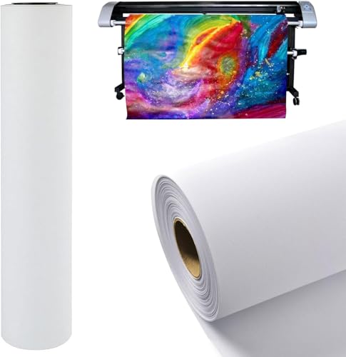 WUDLEP 0.6 m x 30 m Premium Matte Canvas Roll, Quick-Dry Canvas, Polyester Canvas Roll for Painting, Prints and DIY Projects
