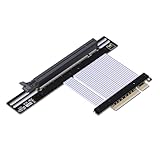 ADTLINK PCIe 4.0/3.0 x8 to PCIE x16 Graphics Card Riser Adapter 16x PCI-e PCI-Express 90 180 Degree (40cm, K83SH-SI 4.0)