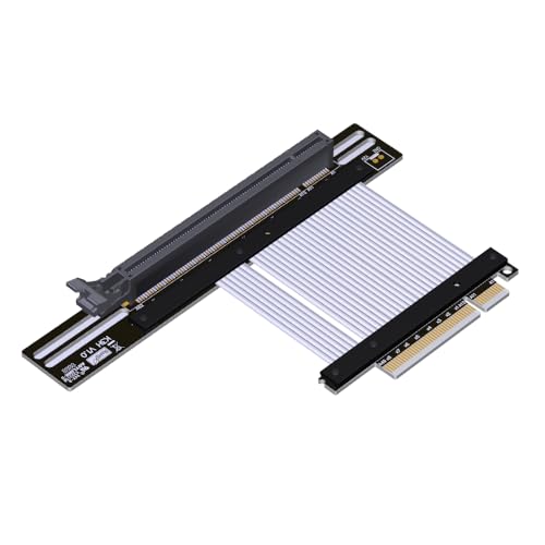 ADTLINK PCIe 4.0/3.0 x8 to PCIE x16 Graphics Card Riser Adapter 16x PCI-e PCI-Express 90 180 Degree (40cm, K83SH-SI 4.0)