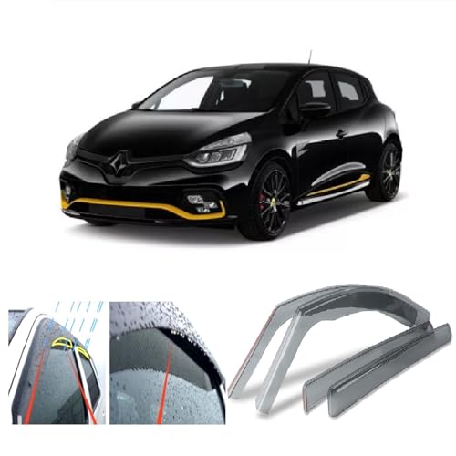 Déflecteurs de pluie Renault Clio 4 pour rouler vitres ouvertes en voyage