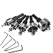 Produktbild Lochsäge,MOHOO 5PCS Lochfräse Set 16-30mm Lochbohrer HSS Kreisbohrer Metall Legierung für Holz,Blech,Fiberglas,Rohre