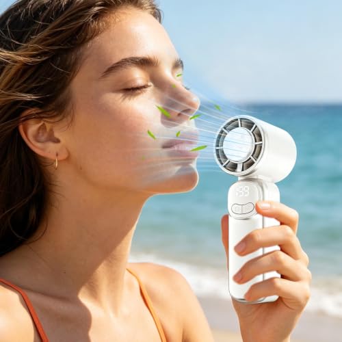 Ventilador portátil a batería con 199 velocidades para un flujo de aire ultrapotente 3