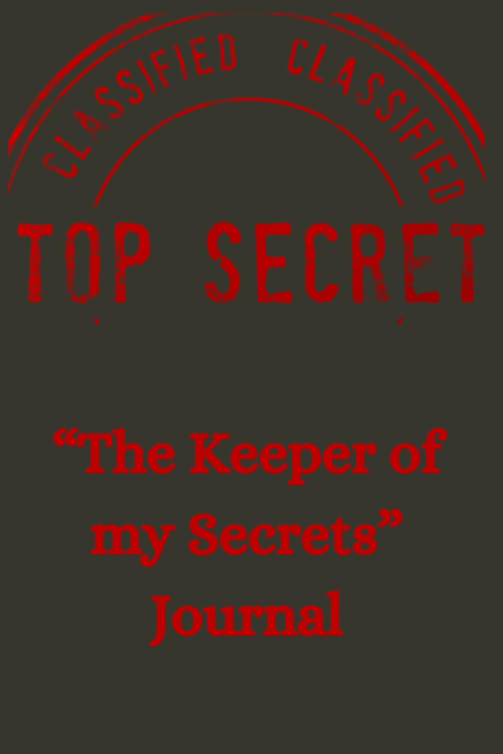 Independently published The Keeper of My Secrets Journal