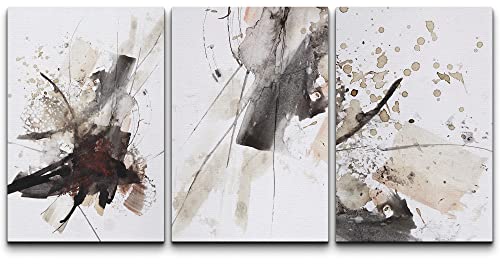 NWT Wall Art Print Set Watercolor Explosion Variety Abstract Shapes