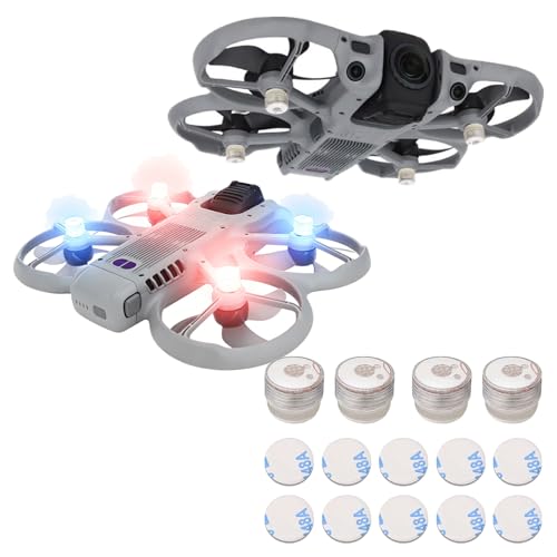 For DJI AVATA 360 ��p �i�C�g �X�g���{���C�g �~�j LED�r�[�R���Z�b�g �Ԑ_�� ��Ԕ�s ���F������ �Փ˖h�~ ���y�� �R���p�N�g ��s���S DJI AVATA 360�p�A�N�Z�T���[ �S���ȒP ���t��