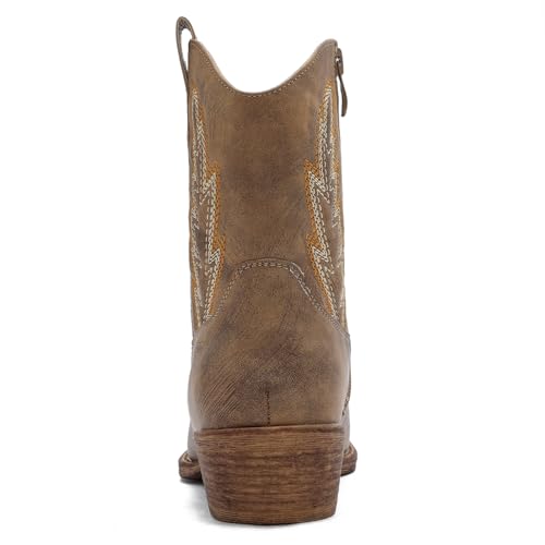 Image of GLOBALWIN Cowboy Boots For Women Short Ankle Boots