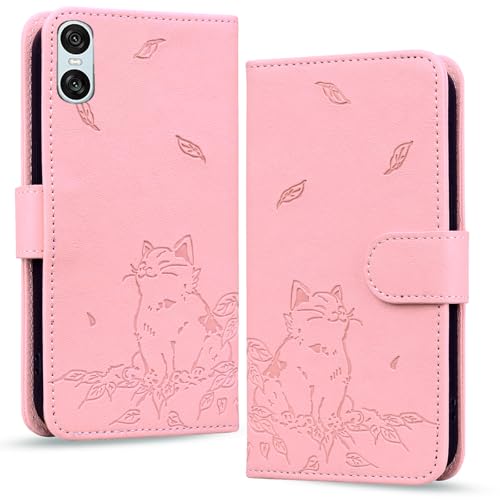 Vokpok Sony Xperia 10 VI �P�[�X �蒠�^ �㎿PU���U�[Xperia 10 VI SO-52E/SOG14���z�^ �P�[�X �J�[�h���[�y�ʔ��^ �G�N�X�y���A 10 VI �P�[�X �X�^���h�@�\�t�� Xperia 10 VI �P�[�X �ϖ�