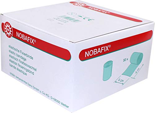 Nobamed Nobafix-Bandagen, 50 Stück, Anpassungsbinden von Nobamed – 4 cm x 4 m