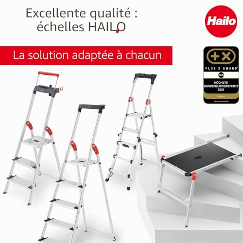 Plateforme de Travail pour escalier en Aluminium Hailo TP2 Pro – vue 5